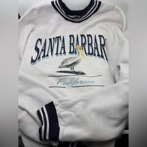 Abercrombie & Fitch Santa Barbara CA Pelican Oversized Sweatshirt Size Medium